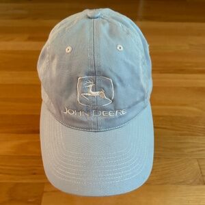 John Deere Light Blue Hat Cap Womens